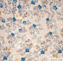 COUPON 100 CM Katia - Oxford Autumn Flower VISCOSE TWILL