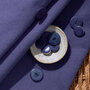 COUPON 30 CM  Atelier Brunette GABARDINE Cobalt 