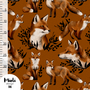 COUPON 100cm Mieli Design - Fox FRENCH TERRY (organic)