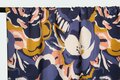 COUPON 30 CM Atelier Jupe - Blue painted flowers VISCOSE