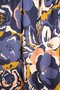 COUPON 30 CM Atelier Jupe - Blue painted flowers VISCOSE