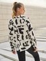 Atelier Jupe - Off white black print VISCOSE