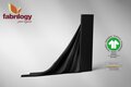 COUPON 100 CM Fabrilogy - Black - GOTS French Terry