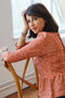 Lise Tailor - Florilège Orange - BIOKATOEN SWEAT