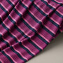 COUPON 70 CM meetMilk - Cherry striped Derby Ribbed Jersey TENCEL™ Modal vezels