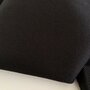 COUPON 105 CM TOPTEX -  Zwart PUNTA DI MILANO