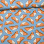Eva Mouton - Hot dog blue  FRENCH TERRY GOTS