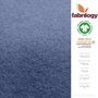 Fabrilogy - Indigo Katoen Fleece GOTS