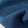 Fabrilogy - Indigo Katoen Fleece GOTS