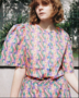 COUPON 75 CM Madame IRIS -  Tissia KATOEN POPLIN GOTS
