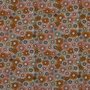 COUPON 140cm Verhees - Salmon Flowers - POPLIN KATOEN