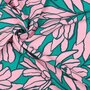 NERIDA HANSEN X VERHEES - Lenzing Ecovero - Inked Bouquet GREEN / PINK