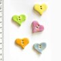 Big Hearts knopen - 25 mm - handmade