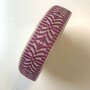 Tassenband Ribbon Arch Thick Ivory Pale & Purple Koralli 40mm 