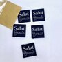 L'Etiquette Home Couture - Salut Beauté - Dark navy woven labels