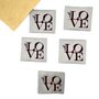 L'Etiquette Home Couture - With Love Fluo - woven labels