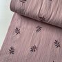 Verhees - Embroidery Leaves - Double Gauze/hydrofiel 