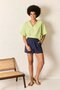 Atelier Jupe - Lime Organic Cotton Poplin GOTS