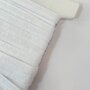 COUPON 120 CM Beugelband Wit 12mm
