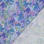 COUPON 160 CM VERHEES - Lenzing Ecovero - Blue Garden