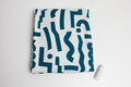 COUPON 80 CM Ansje X Misusu - Squiggle Petrol JERSEY