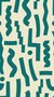 COUPON 80 CM Ansje X Misusu - Squiggle Petrol JERSEY