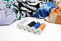 COUPON 80 CM Ansje X Misusu - Squiggle Petrol JERSEY