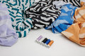 COUPON 80 CM Ansje X Misusu - Squiggle Petrol JERSEY