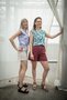 COUPON 80 CM Ansje X Misusu - Squiggle Petrol JERSEY