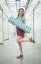 COUPON 80 CM Ansje X Misusu - Squiggle Petrol JERSEY