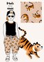 Mieli Design - Meowger Tiger beige JERSEY (organic)