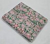 Mint Big Flower - Indiase Blokprint Katoen