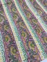 Paisley Stripe - Indiase Blokprint Katoen