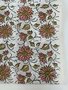 Pink Ochre Dahlia  - Indiase Blokprint Katoen