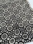 Black White Block - Indiase Blokprint Katoen