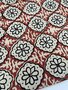 Rusty Flower - Indiase Blokprint Katoen
