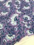 Purple Blue Flower - Indiase Blokprint Katoen