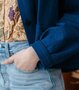 COUPON 85CM Cousette - Deep Blue DENIM