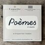Cousette - Poems to Sew - 8-pack