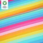 Stoffonkel Susalabim Regenboog strepen JERSEY GOTS