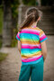 Stoffonkel Susalabim Regenboog strepen JERSEY GOTS