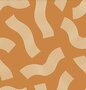 COUPON 60 CM Ansje X Misusu - Wavy Burnt Orange JERSEY