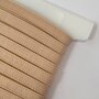 COUPON 150 CM Beugelband Beigebruin 12mm