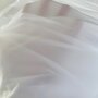 COUPON 115 CM WHITE  Lycra voeringsstof RECYCLED
