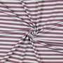 Verhees - Yarn Dyed Stripes PURPLE - Jersey 
