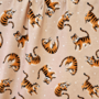 Mieli Design - Meowger Tiger beige JERSEY (organic)