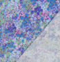 VERHEES - Digital flowers - BLUE Lenzing Ecovero