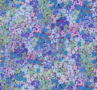 VERHEES - Digital flowers - BLUE Lenzing Ecovero