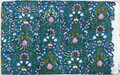 Sprinkled Flowers Petrol - Indiase Blokprint Katoen