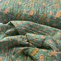 Ansje LIMITED - Green Yellow Dancing Flowers - Quilt Indian Cotton